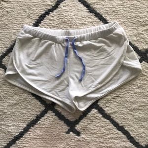 Purple & Cream Speckled Dolphin Shorts